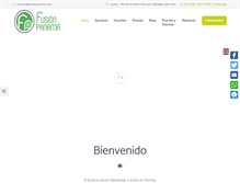 Tablet Screenshot of fusionpanama.com